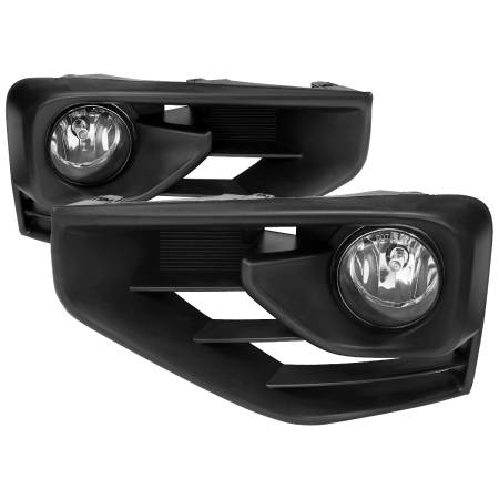 Spec'D Tuning Products - Spec-D 2017-2020 Nissan Pathfinder H11 Fog Lights w/ Switch & Wiring Harness (Chrome Housing/Clear Lens)