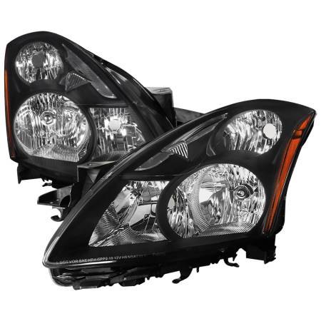 Spec'D Tuning Products - Spec-D 2010-2012 Nissan Altima Sedan Factory Style Headlights (Matte Black Housing/Clear Lens)