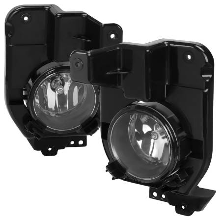 Spec'D Tuning Products - Spec-D 2011-2015 Ford Explorer H11 Fog Lights Kit w/ Switch & Wiring Harness (Chrome Housing/Clear Lens)