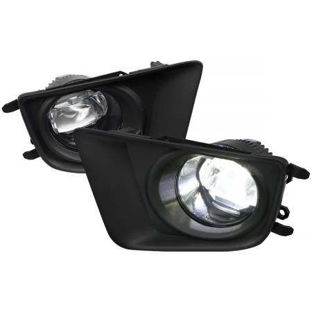 Spec'D Tuning Products - Spec-D 2012-2015 Toyota Tacoma SMD LED Projector Fog Lights Kit (Chrome Housing/Clear Lens0