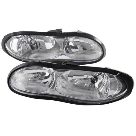 Spec'D Tuning Products - Spec-D 1998-2002 Chevrolet Camaro Factory Style Headlights (Chrome Housing/Clear Lens)