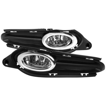 Spec'D Tuning Products - Spec-D 2016-2018 Honda HR-V/Vezel H8 Fog Lights Kit w/ Switch & Wiring Harness (Chrome Housing/Clear Lens)