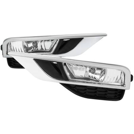 Spec'D Tuning Products - Spec-D 2015-2016 Honda CR-V H8 Fog Lights w/ Switch & Wiring Harness (Chrome Housin/Clear Lens)