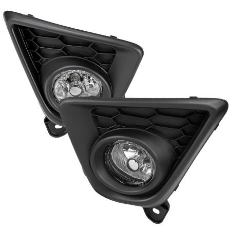 Spec'D Tuning Products - Spec-D 2013-2016 Mazda CX-5 H11 Fog Lights Kit w/ Switch & Wiring Harness (Chrome Housing/Clear Lens)