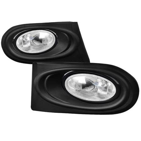 Spec'D Tuning Products - Spec-D 2002-2004 Acura RSX H11 Fog Lights Kit (Chrome Housing/Clear Lens)