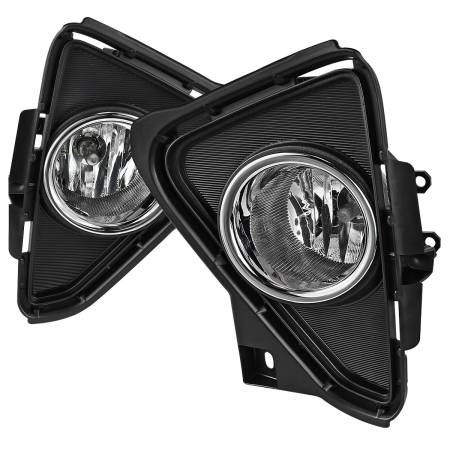 Spec'D Tuning Products - Spec-D 2016-2018 Toyota RAV4 H16 Fog Lights Kit (Chrome Housing/Clear Lens)