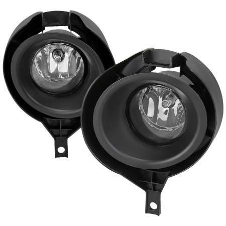 Spec'D Tuning Products - Spec-D 2005-2019 Nissan Frontier H11 Fog Lights Kit w/ Switch & Wiring Harness (Chrome Housing/Clear Lens)
