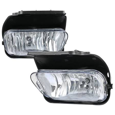 Spec'D Tuning Products - Spec-D 2002-2007 Chevrolet Silverado/Avalanche H10 Fog Lights (Chrome Housing/Clear Lens)