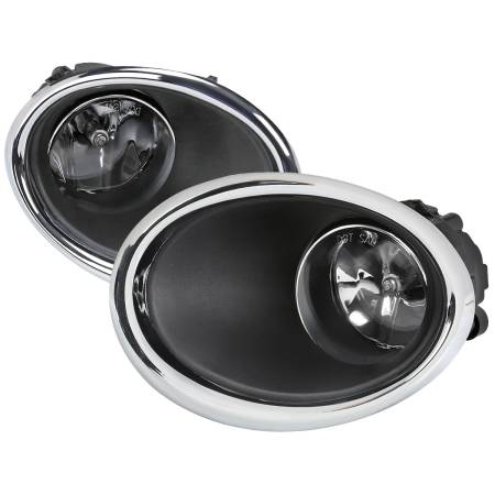Spec'D Tuning Products - Spec-D 2017-2018 Nissan Rogue Sport H11 Fog Lights Kit (Chrome Housing/Clear Lens)