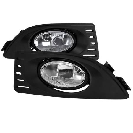 Spec'D Tuning Products - Spec-D 2005-2007 Acura RSX H11 Fog Lights Kit (Chrome Housing/Clear Lens)