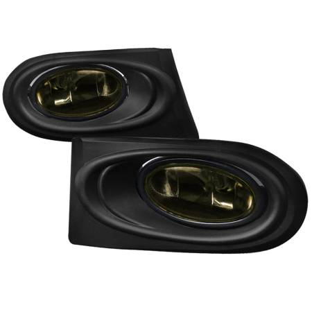 Spec'D Tuning Products - Spec-D 2002-2004 Acura RSX H11 Fog Lights Kit (Chrome Housing/Smoke Lens)