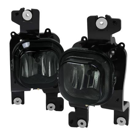 Spec'D Tuning Products - Spec-D 2008-2010 Ford F-250/F-350/F-450/F-550 Super Duty H10 Fog Lights (Chrome Housing/Smoke Lens)
