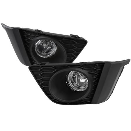 Spec'D Tuning Products - Spec-D 2015-2017 Honda Fit 12V/55W H11 Fog Lights Kit (Chrome Housing/Clear Lens)