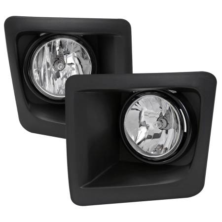 Spec'D Tuning Products - Spec-D 2014-2015 GMC Sierra 1500 H3 Fog Lights (Chrome Housing/Clear Lens)
