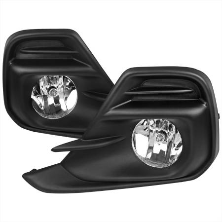 Spec'D Tuning Products - Spec-D 2016-2018 Chevrolet Spark PS24W Fog Lights (Chrome Housing/Clear Lens)