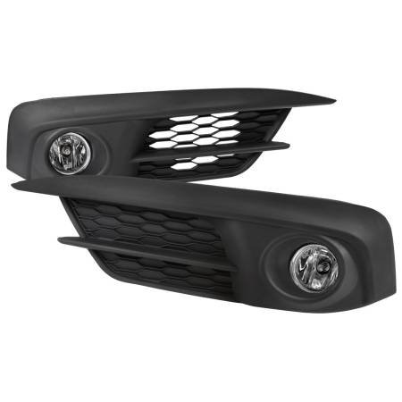 Spec'D Tuning Products - Spec-D 2016-2018 Honda Civic Coupe/Sedan H11 Fog Lights Kit (Chrome Housing/Clear Lens)