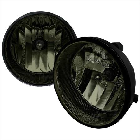 Spec'D Tuning Products - Spec-D 2004-2016 Toyota Sequoia/Tundra/Tacoma/Solara H10 Fog Lights Kit (Chrome Housing/Smoke Lens)