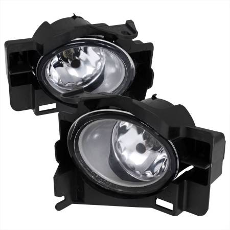 Spec'D Tuning Products - Spec-D 2008-2012 Nissan Altima Coupe H11 Fog Lights Kit w/ Switch & Wiring Harness (Chrome Housing/Clear Lens)