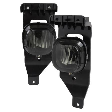 Spec'D Tuning Products - Spec-D 2005-2007 Ford F-250/F-350/Excursion H10 Fog Lights (Chrome Housing/Smoke Lens)