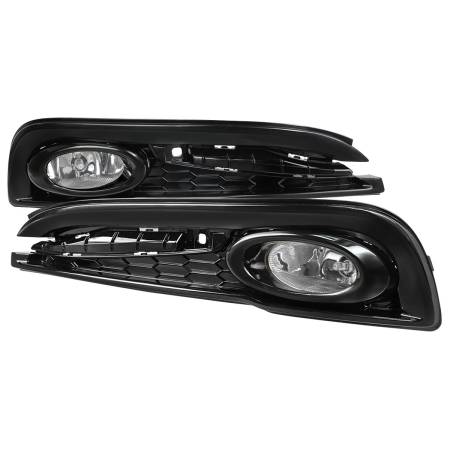 Spec'D Tuning Products - Spec-D 2013-2015 Honda Civic Sedan H11 Fog Lights (Chrome Housing/Clear Lens)