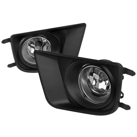 Spec'D Tuning Products - Spec-D 2012-2015 Toyota Tacoma H11 Fog Lights Kit (Chrome Housing/Clear Lens)