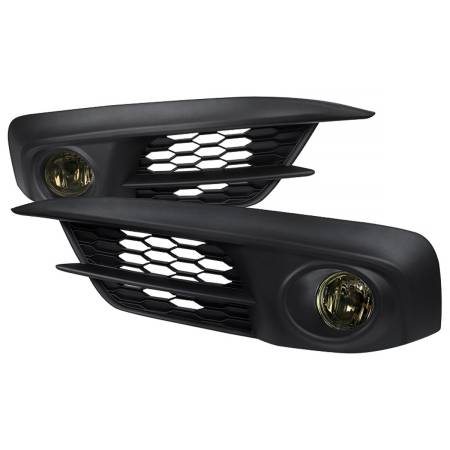Spec'D Tuning Products - Spec-D 2016-2017 Honda Civic Coupe/Sedan H8 Fog Lights Kit (Chrome Housing/Smoke Lens)