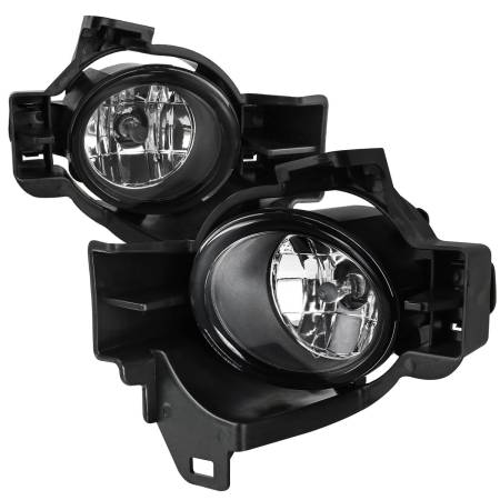 Spec'D Tuning Products - Spec-D 2010-2012 Nissan Altima Sedan H11 Fog Lights Kit (Chrome Housing/Clear Lens)