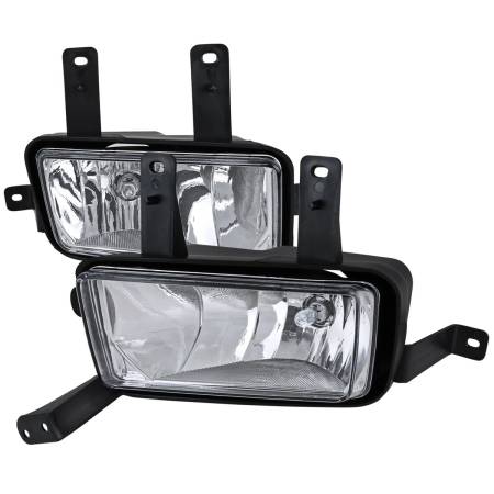 Spec'D Tuning Products - Spec-D 2015-2020 Chevrolet Tahoe/Suburban GMC Yukon/Yukon XL H8 Fog Lights Kit (Chrome Housing/Clear Lens)