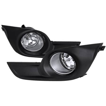 Spec'D Tuning Products - Spec-D 2013-2015 Nissan Altima Sedan H11 Fog Lights Kit (Chrome Housing/Clear Lens)