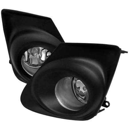 Spec'D Tuning Products - Spec-D 2011-2013 Toyota Corolla H11 Fog Lights Kit (Chrome Housing/Clear Lens)