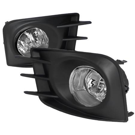Spec'D Tuning Products - Spec-D 2011-2013 Scion tC H11 Fog Lights Kit (Chrome Housing/Clear Lens)