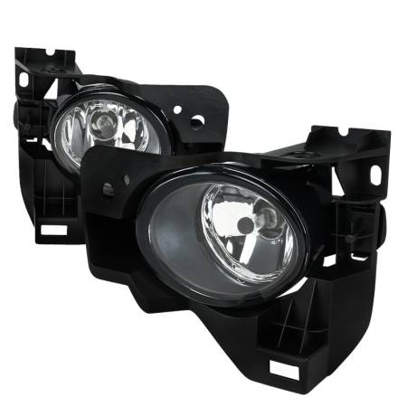 Spec'D Tuning Products - Spec-D 2009-2014 Nissan Maxima H11 Fog Lights Kit (Chrome Housing/Clear Lens)