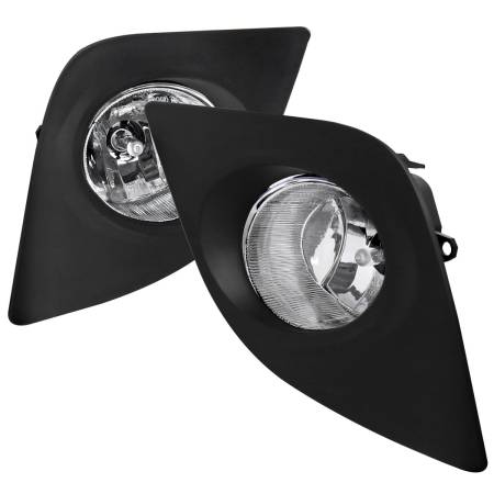 Spec'D Tuning Products - Spec-D 2014-2016 Toyota Corolla H16 Fog Lights Kit (Chrome Housing/Clear Lens)