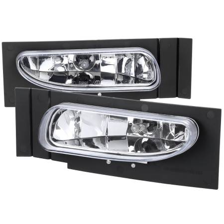 Spec'D Tuning Products - Spec-D 1994-1998 Ford Mustang V6 899 Fog Lights Kit (Chrome Housing/Clear Lens)