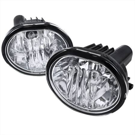Spec'D Tuning Products - Spec-D 2003-2008 Toyota Matrix Pontiac Vibe 12V/55W 9006 Fog Lights (Chrome Housing/Clear Lens)