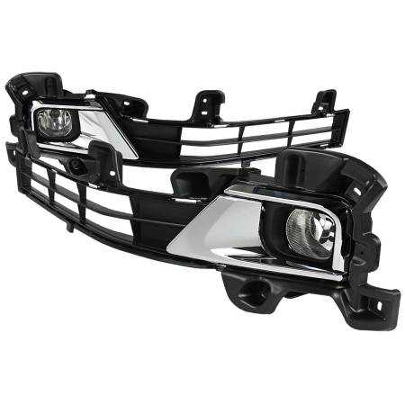 Spec'D Tuning Products - Spec-D 2016-2018 Toyota Land Cruiser H16 Fog Lights Kit (Chrome Housing/Clear Lens)