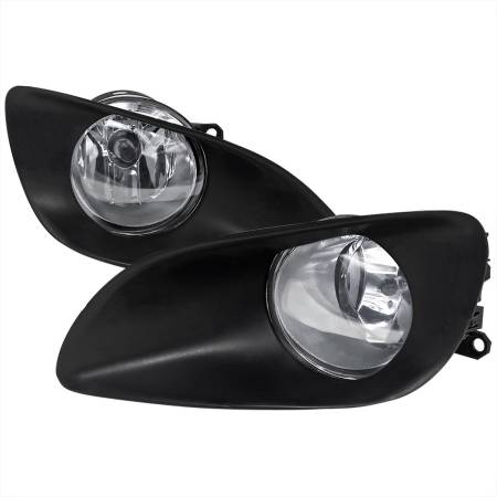 Spec'D Tuning Products - Spec-D 2006-2008 Toyota Yaris Sedan H11 Fog Lights Kit (Chrome Housing/Clear Lens)