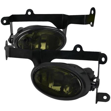 Spec'D Tuning Products - Spec-D 2006-2008 Honda Civic Coupe H11 Fog Lights Kit (Chrome Housing/Smoke Lens)