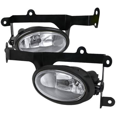 Spec'D Tuning Products - Spec-D 2006-2008 Honda Civic Coupe H11 Fog Lights Kit (Chrome Housing/Clear Lens)