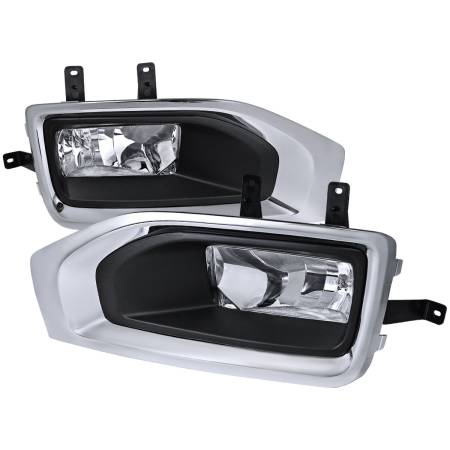 Spec'D Tuning Products - Spec-D 2015-2018 GMC Yukon/Yukon XL H3 Fog Lights Kit (Chrome Housing/Clear Lens)