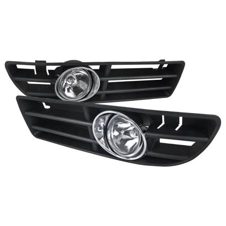 Spec'D Tuning Products - Spec-D 1999-2005 Volkswagen Jetta/Bora Mk4 H3 Fog Lights Kit (Chrome Housing/Clear Lens)