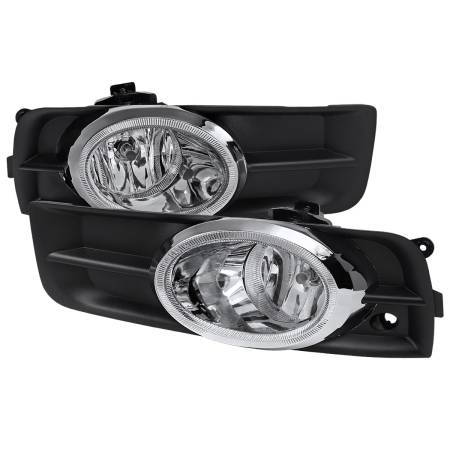 Spec'D Tuning Products - Spec-D 2011-2014 Chevrolet Cruze H8 Fog Lights Kit (Chrome Housing/Clear Lens)