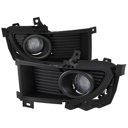 Spec'D Tuning Products - Spec-D 2004-2005 Mitsubishi Lancer Ralliart H3 Fog Lights Kit w/ Switch & Wiring Harness (Chrome Housing/Clear Lens)