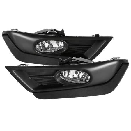 Spec'D Tuning Products - Spec-D 2017-2018 Honda CR-V 12V/35W H8 Fog Lights Kit (Chrome Housing/Clear Lens)