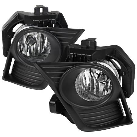 Spec'D Tuning Products - Spec-D 2014-2017 Lexus CT200h H16 Fog Lights Kit (Chrome Housing/Clear Lens)