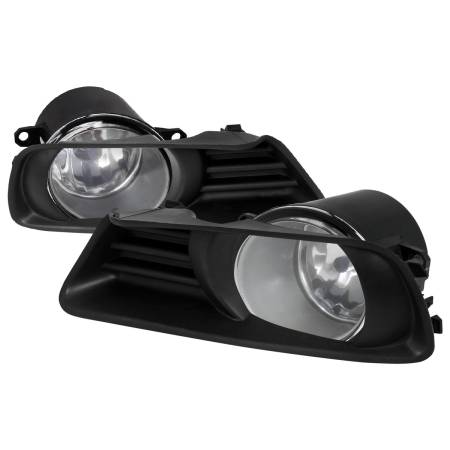 Spec'D Tuning Products - Spec-D 2007-2009 Toyota Camry H11 Fog Lights Kit (Chrome Housing/Clear Lens)