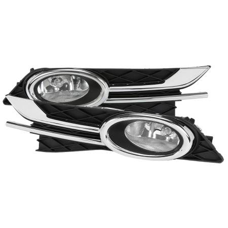 Spec'D Tuning Products - Spec-D 2014-2016 Honda Odyssey H11 Fog Lights Kit (Chrome Housing/Clear Lens)