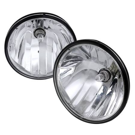 Spec'D Tuning Products - Spec-D 2007-2014 GMC Yukon/Yukon XL Chevrolet Suburban/Tahoe H16 Fog Lights Kit (Chrome Housing/Clear Lens)