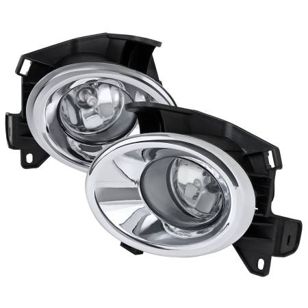 Spec'D Tuning Products - Spec-D 2013-2016 Nissan Pathfinder H11 Fog Lights Kit (Chrome Housing/Clear Lens)