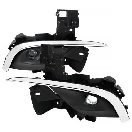 Spec'D Tuning Products - Spec-D 2016-2018 Mazda 6 Sedan 6500K LED Projector Fog Lights Kit (Chrome Housing/Clear Lens)
